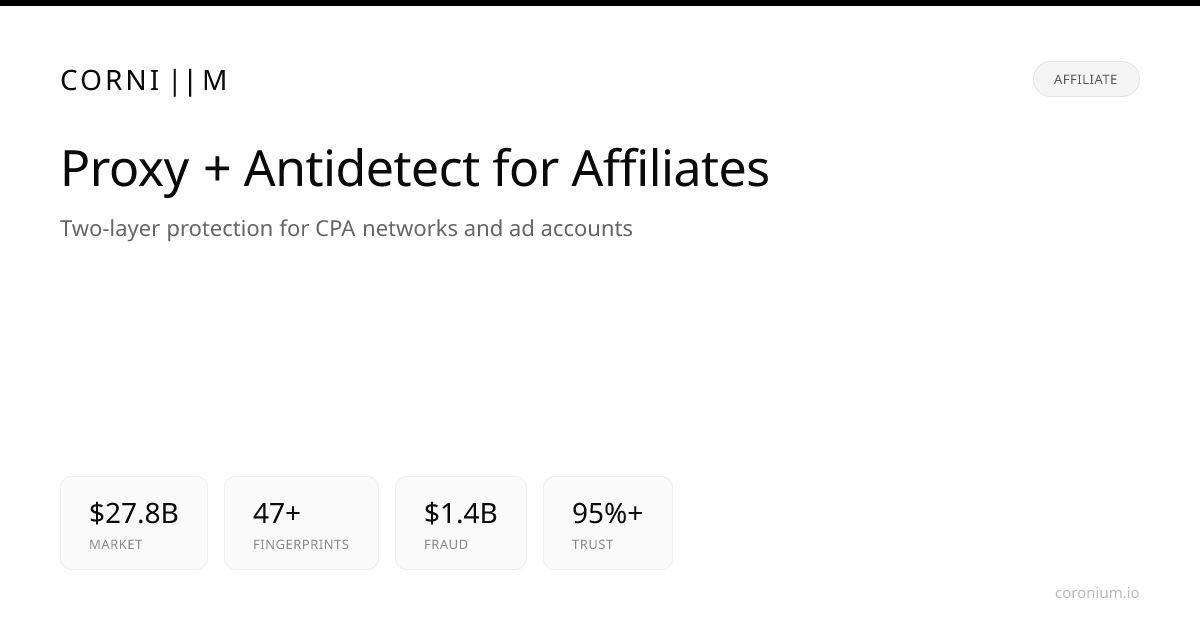 Antidetect Browser + Proxy for Affiliate Marketing in 2026